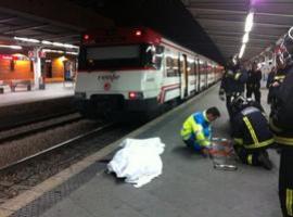 Muere un joven arrollado en la estación de tren de Fuenlabrada