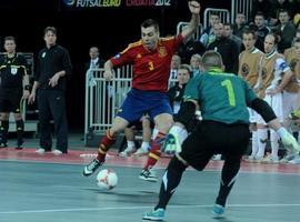 España debuta con buen pie en el Europeo de Fútbol Sala
