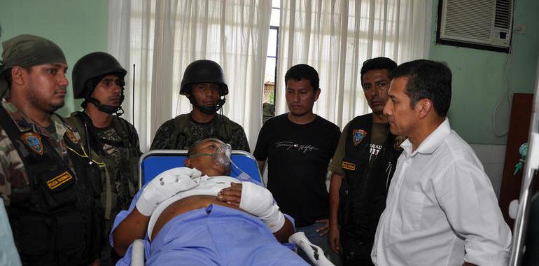 El Presidente Humala, cara a cara con el capturado terrorista Artemio