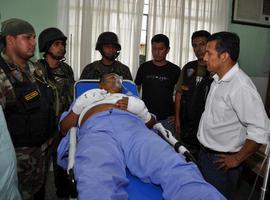 El Presidente Humala, cara a cara con el capturado terrorista \Artemio\