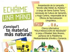 San Martín pone en marcha la campaña ‘Echái una mano al mundu’ para incentivar el reciclaje