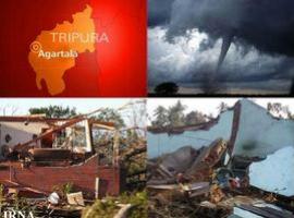 Un tornado provoca un muerto, 200 heridos y 1000 casas destruidas en diez minutos en Tripura