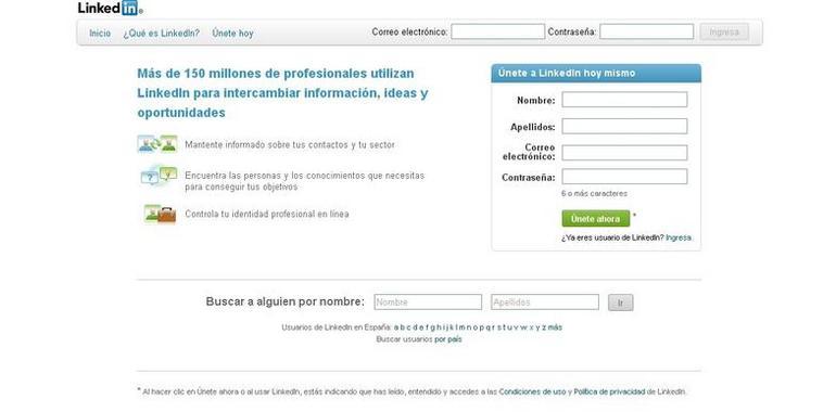 Inteco recomienda cambiar la contraseña a los usuarios de la red social LinkedIn