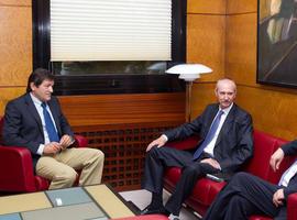 El presidente del Principado mantiene un encuentro con el director general de Arcelor España