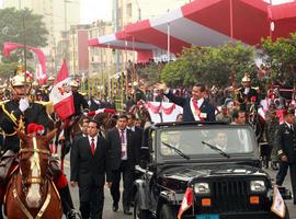 Humala presidió los fastos por el 191 Aniversario de la Independencia del Perú