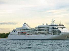 El crucero “Silver Whisper” hace escala mañana en el Puerto de Gijón