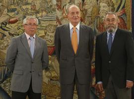 UGT y CCOO trasladan al Rey su preocupación por la situación económica y democrática de España
