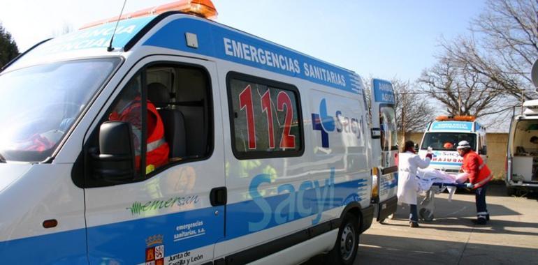 Dos heridos tras la explosión de un cable de alta tensión en Aldeamayor de SAn Martín 