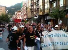 Marcha en Mieres de las Mujeres de la Minería