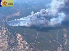 Siguen en nivel 1 los incendios de Villaobispo de Otero y Castrocontrigo (León)