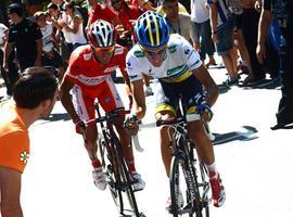 Purito le \mete\ 6 segundos a Contador en Ancares