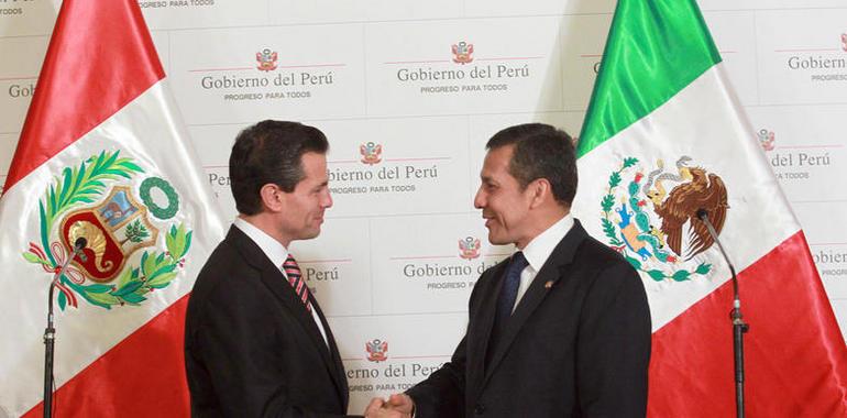 Humala expresó interés del Perú por fortalecer relaciones con México 