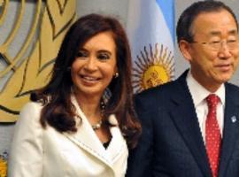 Ban Ki-moon se entrevistará con la presidenta de Argentina