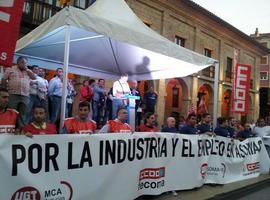 Multitudinaria manifestación en defensa de la Industria en Asturias