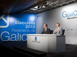 La participación en Galicia, inferior en 4 puntos a la de 2009 a las 12 de la mañana