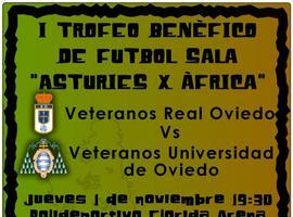 Veteranos del Real Oviedo y del Universidad se enfrentan por una causa solidaria