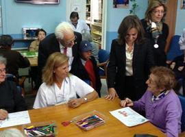 Secretaria Pignato visita el Centro para Enfermos de Alzheimer de Mensajeros de la Paz en Madrid 