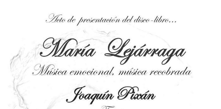 Acto de presentación de disco-libro de María Lejárraga