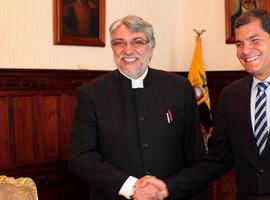 Lugo y el Presidente Rafael Correa analizaron el golpe de Estado en Paraguay