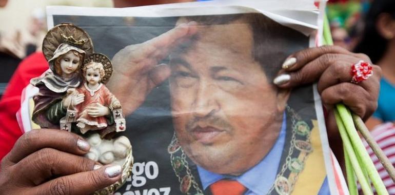 Ritos ancestrales y plegarias por la salud de Chávez 