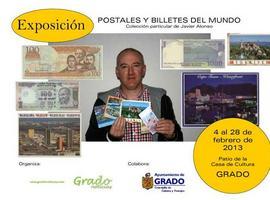 Exposición en Grado sobre Billetes y Postales del Mundo