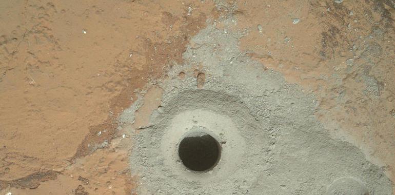 Curiosity realiza perforaciones en Marte 