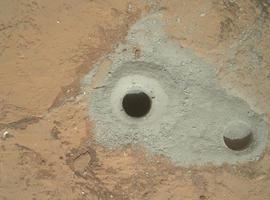 Curiosity realiza perforaciones en Marte 