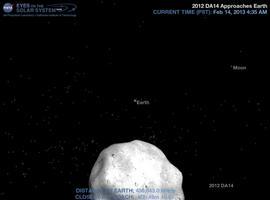 Un asteroide pasará mañana \pegado\ a la Tierra, pero sin peligro, tranquiliza la NASA 