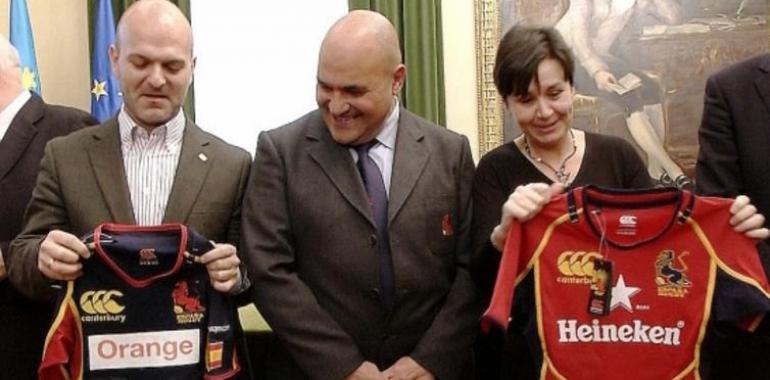 Recepción a la selección española de rugby