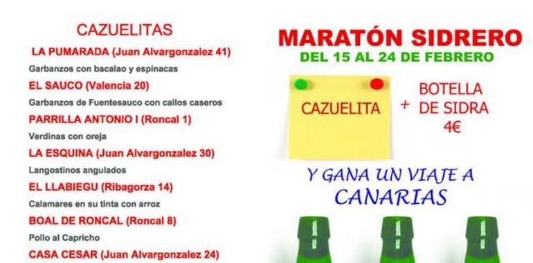 El "Maratón Sidrero" del Barrio de la Sidra de Gijón finaliza este fin de semana
