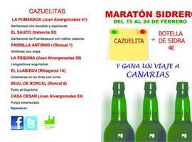 El \"Maratón Sidrero\" del Barrio de la Sidra de Gijón finaliza este fin de semana
