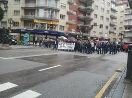 Carteros y mineros protestan en Oviedo