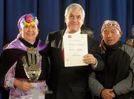 Piñera ratificó  “nuestro pleno reconocimiento a la deuda histórica con los pueblos originarios”