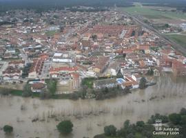 Remite el peligro de desbordamiento del río Cega en la comarca vallisoletana