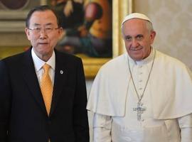 Encuentro del Papa con el secretario general de Naciones Unidas