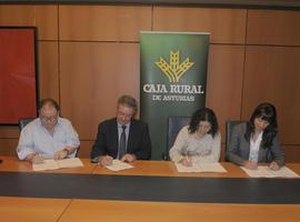 La Asociación de estanqueros firma un convenio de colaboración financiera con Caja Rural de Asturias