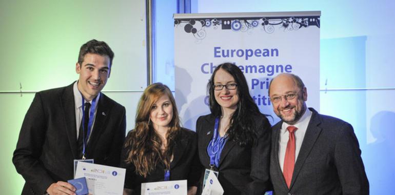 El proyecto español Europe on Track gana el Premio Europeo Juvenil Carlomagno