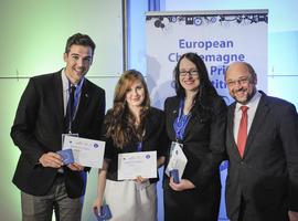El proyecto español \Europe on Track\ gana el Premio Europeo Juvenil Carlomagno