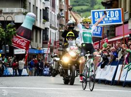 Amets Txurruca, primer líder de la Vuelta a Asturias