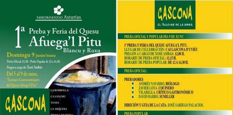 Jornadas gastronómicas y 1ª Preba del Queso Afuegal Pitu en La Gascona