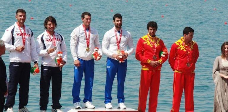 Emilio Llamedo, medalla de bronce en los Juegos del Mediterráneo