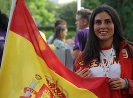 La judoka asturiana Sara Rodríguez ya está en casa con su bronce mundialista