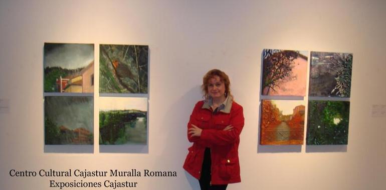 María Jesús Rivero expone en la sala La Muralla, en Gijón