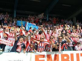 Alrededor de 2.000 aficionados acompañarán al Sporting en Ponferrada