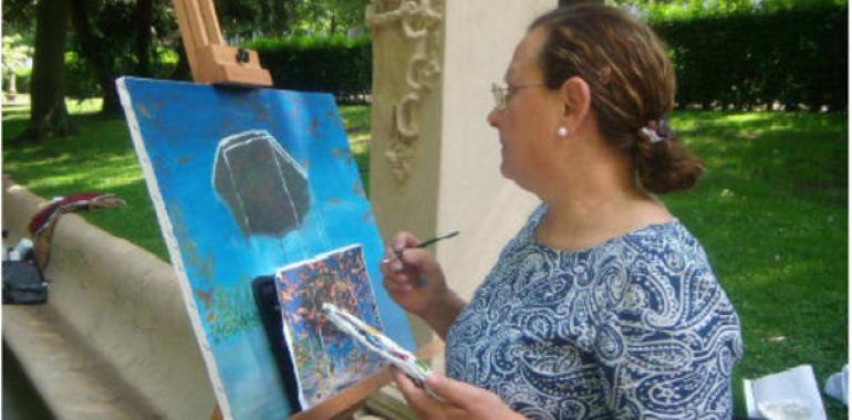 Abre la exposición de obras del III Concurso de Pintura al Aire Libre en Oviedo