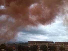 El horno alto incendiado en la planta de Arcelor en Veriña retoma su actividad este domingo