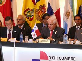 Presidente  Medina interviene en Cumbre SICA-España