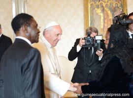 Audiencia del Papa Francisco con el presidente de Guinea Ecuatorial