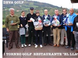 Ganadores del I Torneo de Golf Restaurante \"El Llavianu\"
