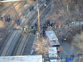 Cuatro muertos y decenas de heridos deja tren descarrilado en Nueva York 